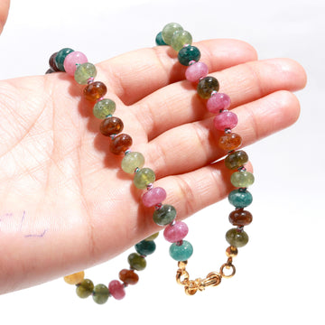 Tourmaline Hand-Knotted Necklace