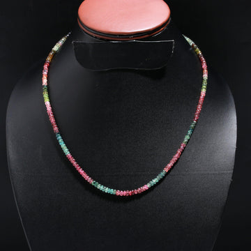 Graceful Multi-Tourmaline Strand – A Rainbow of Radiance