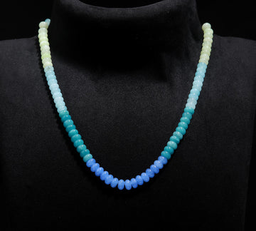 Ocean Breeze Gradient Beaded Necklace